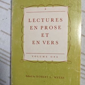 Vintage French Lecture Book